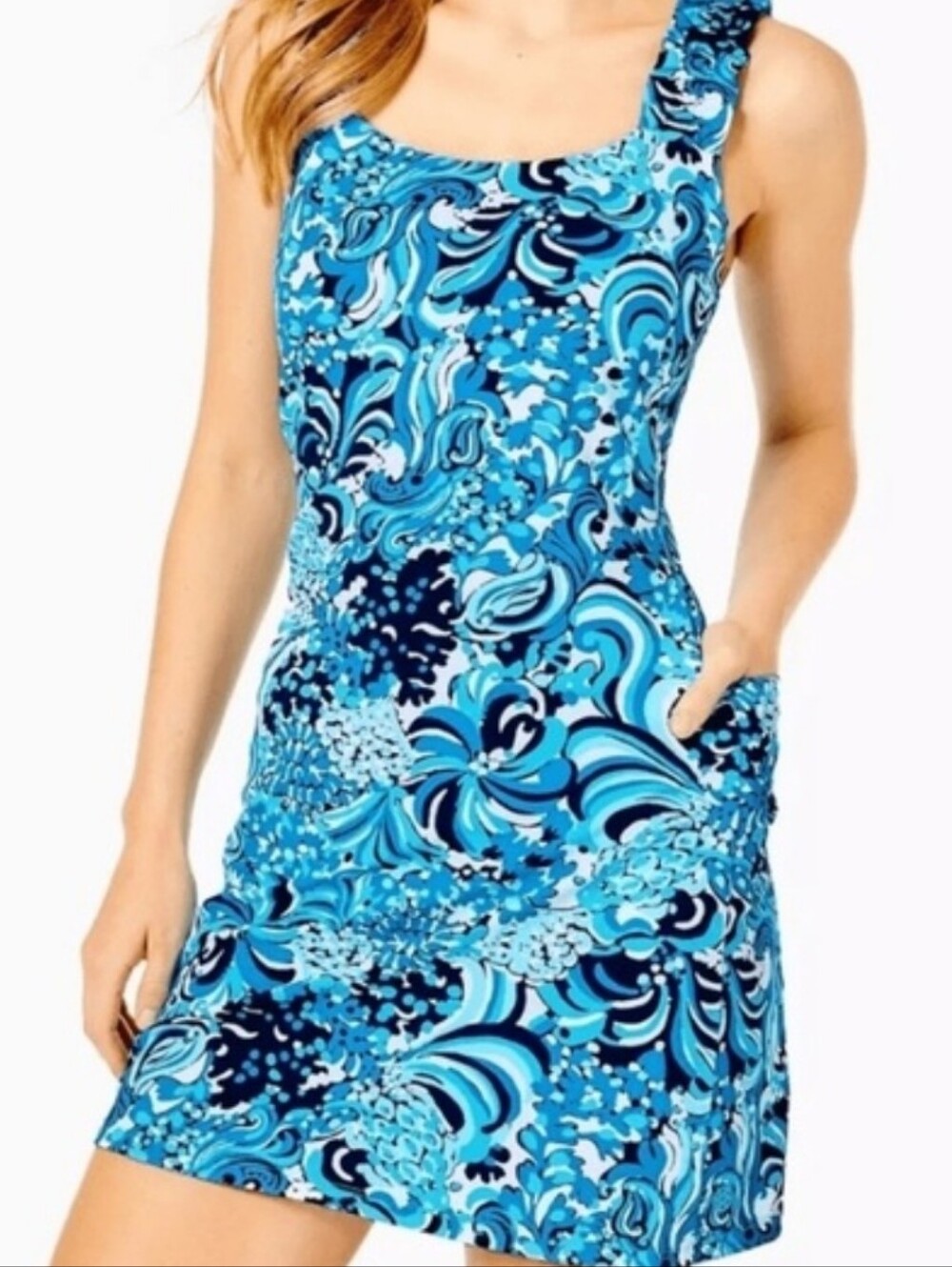 Lilly Pulitzer Luxletic UPF 50+ Noelani Dress Size M NWOT
